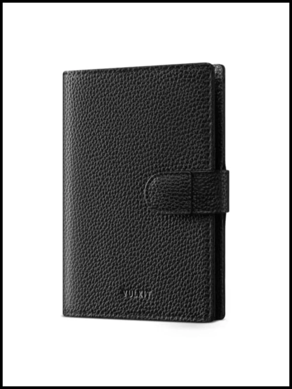 Leather Passport Wallet for 2 Passports RFID Blocking Travel Wallet Holder